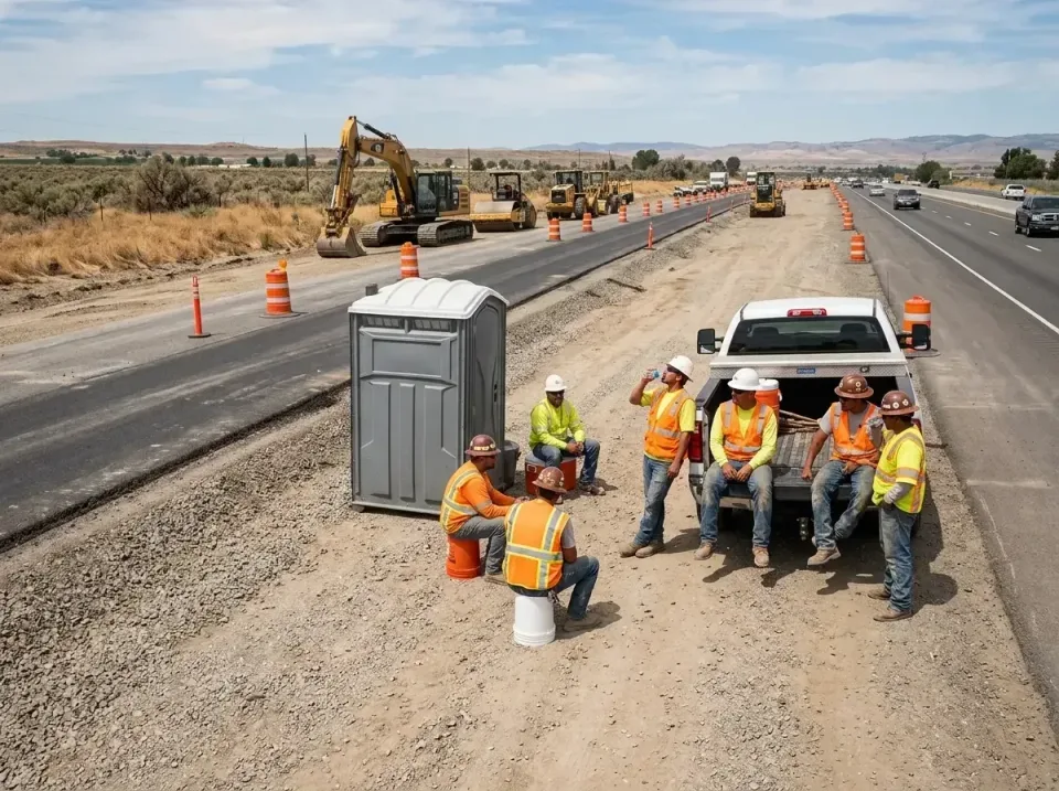 highway-road-construction-crew-007 — frequently asked questions, Porta Potty and Restroom Rentals in Homedale, ID